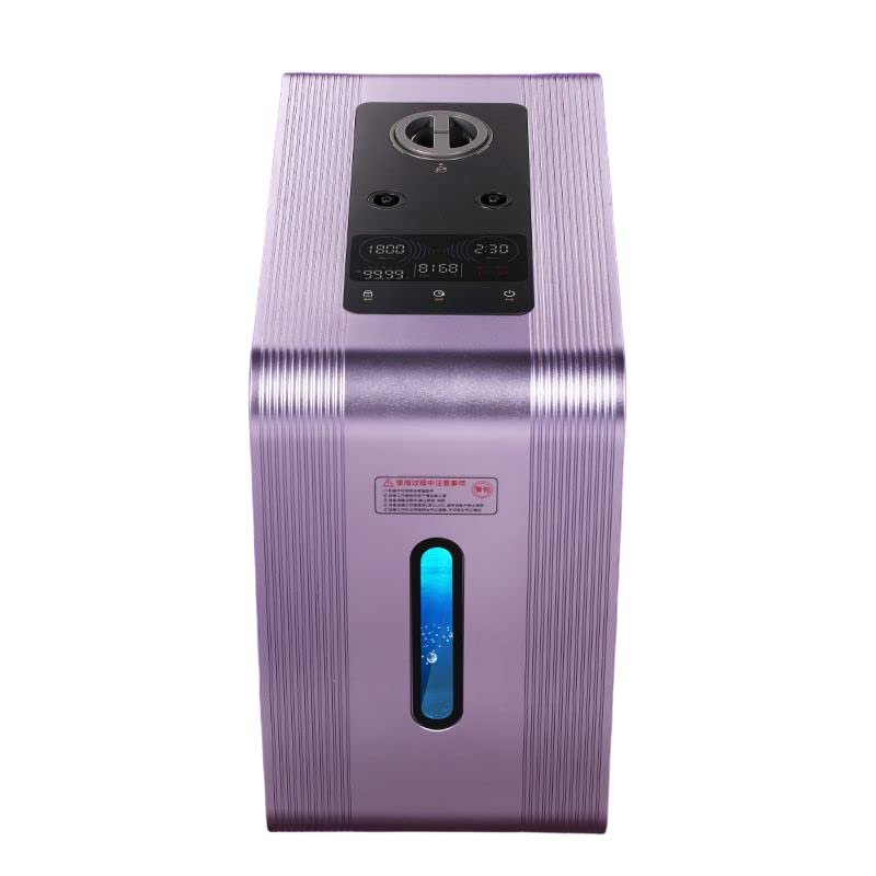 Hydrogen Machine, 900 ml/min, 99.99% High Purity Hydrogen Generator with 5 Intelligent Detection Systems, SPE/PEM Technology, for Home, Office and Clinics(Color:Double Suction)