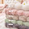 Super Thick Rabbit Plush Sofa Cushion, Upgraded Non-Slip Sofa Cover Pad, Soft Faux Fur Throw Pillow Cover, Fluffy Couch Cushion Covers Furniture Protector ( Color : Green , Size : Sofa Cushion 90*180c view 4