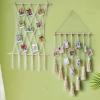 clinmday 1 Set Hand-Woven Tapestry,Hanging Pictures Organizer Household Wall Decoration,Tassel Photo,for Living Room Bedroom Dorm Apartment Background,Gifts B view 4