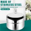 Coufce 1Pcs Stainless Steel Fuel Holder with Cover view 2