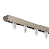 WDJBPSH V-Shaped Curtain Rail Champagne, Ultra-Thin Privacy Curtain Sliding Track with Hook, Ceiling Mount Room Divider/Window Rods (Size : 11ft/3.4m) view 1