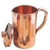 Pure Copper Smooth Water Jug | Copper Pitcher for Ayurveda Health Benefit Smooth Finished view 1