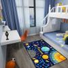 FJKJHKGJ Space Rug for Boys Room, Kids Rugs for Bedroom, Galaxy Area Rugs for Kids Bedroom, Fun Floor Mats, 5'7' view 2