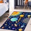 FJKJHKGJ Space Rug for Boys Room, Kids Rugs for Bedroom, Galaxy Area Rugs for Kids Bedroom, Fun Floor Mats, 5'7' view 4