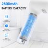 Electric Spin Scrubber, Power Cleaning Brush Shower Scrubber with Digital Display and 4 Replaceable Heads, 2 Adjustable Speeds, Electric Scrubber Brush for Cleaning Bathroom Tile Floor Bathtub Window view 4