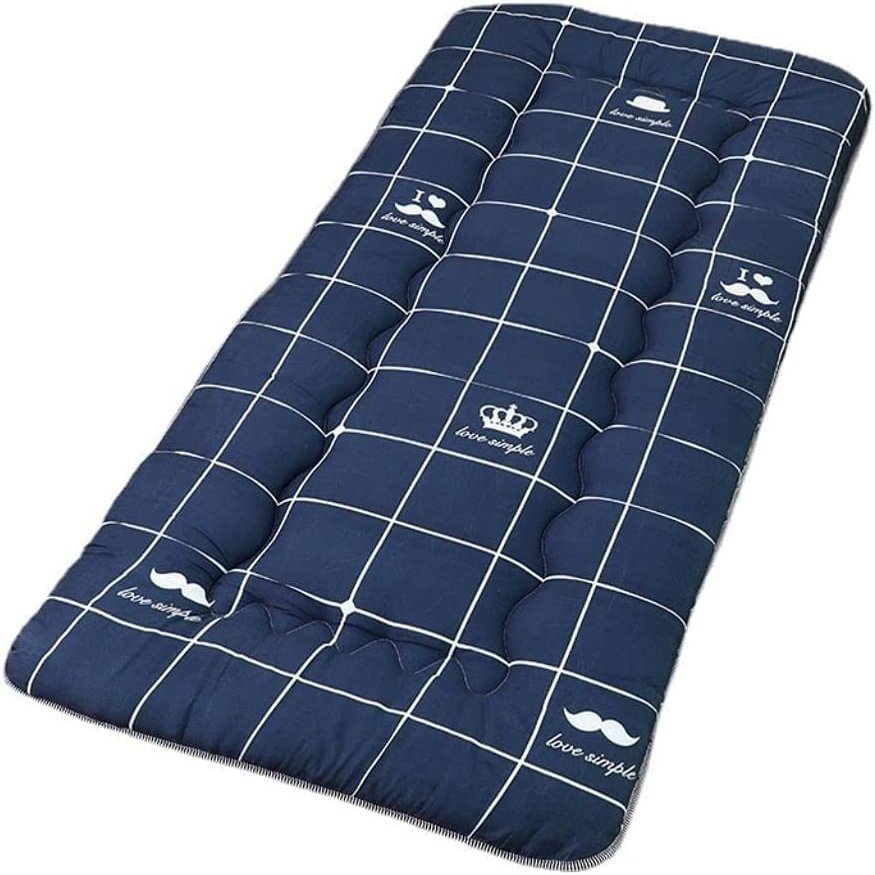 DKULMN Folding Mattress, Mattress Thicken Sleeping Mattress for Floor Folding Mattress, 3cm Thick Sleeping Mattress for Floor, Non-Slip Bottom Camping Mattress Guest Bed,90x200cm