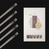 BALWOO Korean Flat Chopsticks [5 Sets][Made in Korea] 304 Premium Stainless Steel Mukbang Cutlery Silverware Metal Chopsticks (Turtle Red) view 2