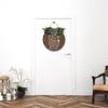Funny Wooden Wreaths for Front Door Arts Language Entrance Way Indoor Welcome Signs Please Remove Your Shoes Printed Decor for Home Wall Pediments Farmhouse Porch Patio view 4