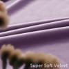 Fcosie 192 Inches Long Thick Thermal Insulated Velvet Curtains Grommet Top Extra Long Velvet Drapes for High Ceiling Room Darkening Window Curtains Drapery Draperies, Violet, 50" W by 192" L, 1 PC view 3