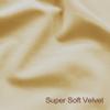 Fcosie Cream Velvet Drapes 144 Inches Long Grommet Top Curtain Panel Extra Long Room Darkening Curtains Tall Drapery High Ceiling Curtains for Living Room Bedroom (50" W x 144" L, 1 Panel) view 3