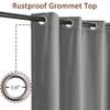 Fcosie Grey Velvet Drapes 144 Inches Long Grommet Top Curtain Panel Extra Long Room Darkening Curtains Tall Drapery High Ceiling Curtains for Living Room Bedroom (50" W x 144" L, 1 Panel) view 2