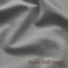 Fcosie Grey Velvet Drapes 144 Inches Long Grommet Top Curtain Panel Extra Long Room Darkening Curtains Tall Drapery High Ceiling Curtains for Living Room Bedroom (50" W x 144" L, 1 Panel) view 3