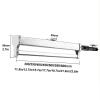 Heavy Duty Retractable Pull Out Pants Rack Adjustable Closet Rod - Retractable Garment Laundry Drying Rack, Load-bearing 25kg Extendable Closet Rod, Pull Out Clothes Hanger Rail ( Size : 400mm/15.7inc view 2