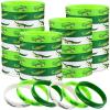 Junkin 30 Pack Reptile Party Supplies Silicone Wristbands Crocodile Favors Bracelet Gifts Bag Stuffer or Reptile Birthday Party Supplies(Crocodile) view 1