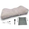 PHASFBJ Portable Inflatable Chair, Inflatable Lounger Air Sofa with Carrying Pouch,Automatic Inflatable Sofa, Comfortable Beach Chair for Adults and Kids Backyard Camping,Corduroy Grey view 1
