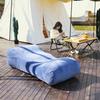 PHASFBJ Portable Inflatable Chair, Inflatable Lounger Air Sofa with Carrying Pouch,Automatic Inflatable Sofa, Comfortable Beach Chair for Adults and Kids Backyard Camping,Corduroy Grey view 2