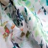 Cotton Linen Curtains Farmhouse Floral Print Curtains 96 Inches Long Back Tab Drapes for Living Room Bedroom Semi Blackout Country Vintage Curtains 1 Panel Rod Pocket Green on Beige (63"W x 96"L) view 4