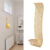 Shelving Solution Wall Sconce, Wall Candle Sconce Holder Gold Easy Installation Hollow Carved for Bedrooms view 4