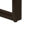 loibinfen Wooden Dining Table Kitchen Table Restaurant & Other Tables with Heavy Duty Steel Frame, 86.6"x39.4"x29.5" Solid Reclaimed Wood view 4