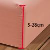 FCLDESHOP Fitted Mattress Pad,Solid Color Chemical Fiber Box Spring Mattress Protector, Hotel Homestay Brushed Non-Slip Bed Sheet Mattress Topper,Rose Red,180 * 200cm+20cm (3pcs) view 2