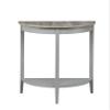 Acme Justino Console Table in Gray Oak & Gray 90161 view 3