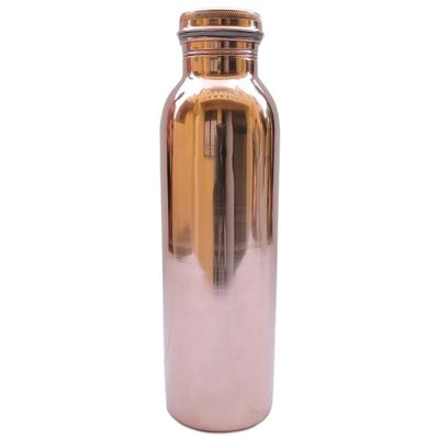 Devyom INC Pure Copper Water Bottle for Ayurvedic Health Benefits | Joint Free, Leak Proof