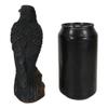 1 Pcs Raven Statue Crow Scavenger Bird Perching On Rock Figurine 6" H view 4