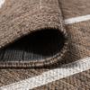 Eyely BMS125B-28 Santa Monica Colonia Berber Stripe Indoor/Outdoor Runner Rug Modern;Bohemian;Transitional, Bedroom, Kitchen, Backyard, Patio, Easy-Cleaning, Non-Shedding, 2 X 8, Brown/Beige view 4