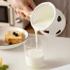 Aggert Frying Pans 500Ml Enamel Coffee Milk Pot With Wooden Handle Saucepan Cookware Non Stick Cooking Pan 1Pcs Cow view 4