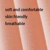 FCLDESHOP Deep Pocket Soft Sheet,Solid Color Chemical Fiber Box Spring Mattress Protector, Hotel Homestay Brushed Non-Slip Bed Sheet Mattress Topper,Sky Blue,Queen 152 * 203cm+46cm (3pcs) view 3