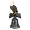 1 Pcs Independence Day American Patriotic Bald Eagle Perching On Liberty Bell Figurine view 2