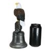 1 Pcs Independence Day American Patriotic Bald Eagle Perching On Liberty Bell Figurine view 4