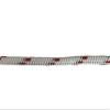 Yacht Braid Premium Polyester Rope 7/16 inch, White with Red Tracers and Blue Fleck (100 feet) view 3
