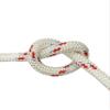 Yacht Braid Premium Polyester Rope 7/16 inch, White with Red Tracers and Blue Fleck (100 feet) view 4
