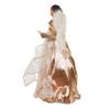 Kurt Adler 16-Inch White/Rose Gold Black Angel Tree Topper view 3