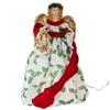Kurt Adler 16-Inch 10-Light Holiday Formal Angel Tree Topper view 1