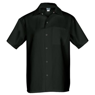 Fame Short Sleeve Cook Shirt C25 - Black/MD (WFA82562BKMD)