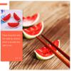 jojofuny 3pcs Ceramic Chopstick Holder Watermelon Shaped Cutlery Rest for Spoon and Fork Adorable Table Decor for Home and Kitchen Use view 3