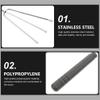 9pcs Chocolate Fork Dipping Tool for Chocolate Kitchen Tools Cheese Dipping Tool Cheese Fondue Tools Candy Dipping Tools Fondue Tool Metal Chocolate Dipping Tools Pickle Fork view 3