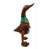 1 Pcs Wood Handicrafts Bebek Akar Duck Albesia Root Art Figurine 10" H view 1