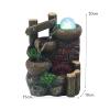 SUNESA Tabletop Fountains Tabletop Water Fountains Indoor Illuminated Waterfall and Calming Water Sound Feng Shui Relaxation Desktop Fountain with LED Desktop Fountain view 2