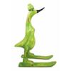 1 Pcs Wood Handicrafts "Bebek Angsa" Key Lime Green Skiing Duck Figurine view 4