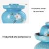 QPZK Large Traditional Chinese Porcelain Pickle Jar, Natural Ceramic Fermentation Crock Pickling Pot,Fermenting Jar with Water Seal Airlock Lid Stoneware Fermenter for Ki 11KG view 3