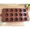 2Pcs Rose Flower Shape Silicone Molds, 15 Cavity Nonstick Food Grade Silicone Molds DIY for Chocolates, Candies, Ice Cubes, Jellos, Handmade Soap, and Bath Bombs view 3