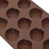 2Pcs Rose Flower Shape Silicone Molds, 15 Cavity Nonstick Food Grade Silicone Molds DIY for Chocolates, Candies, Ice Cubes, Jellos, Handmade Soap, and Bath Bombs view 4