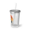 16oz Plastic Cup Humorous Philippines Tourists Sarcastic Manila Women Men Asians 16oz / Transparent view 3