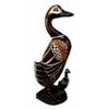 1 Pcs Wood Handicrafts Waterfront Mother Duck & Duckling Figurine 16.5" Long view 1