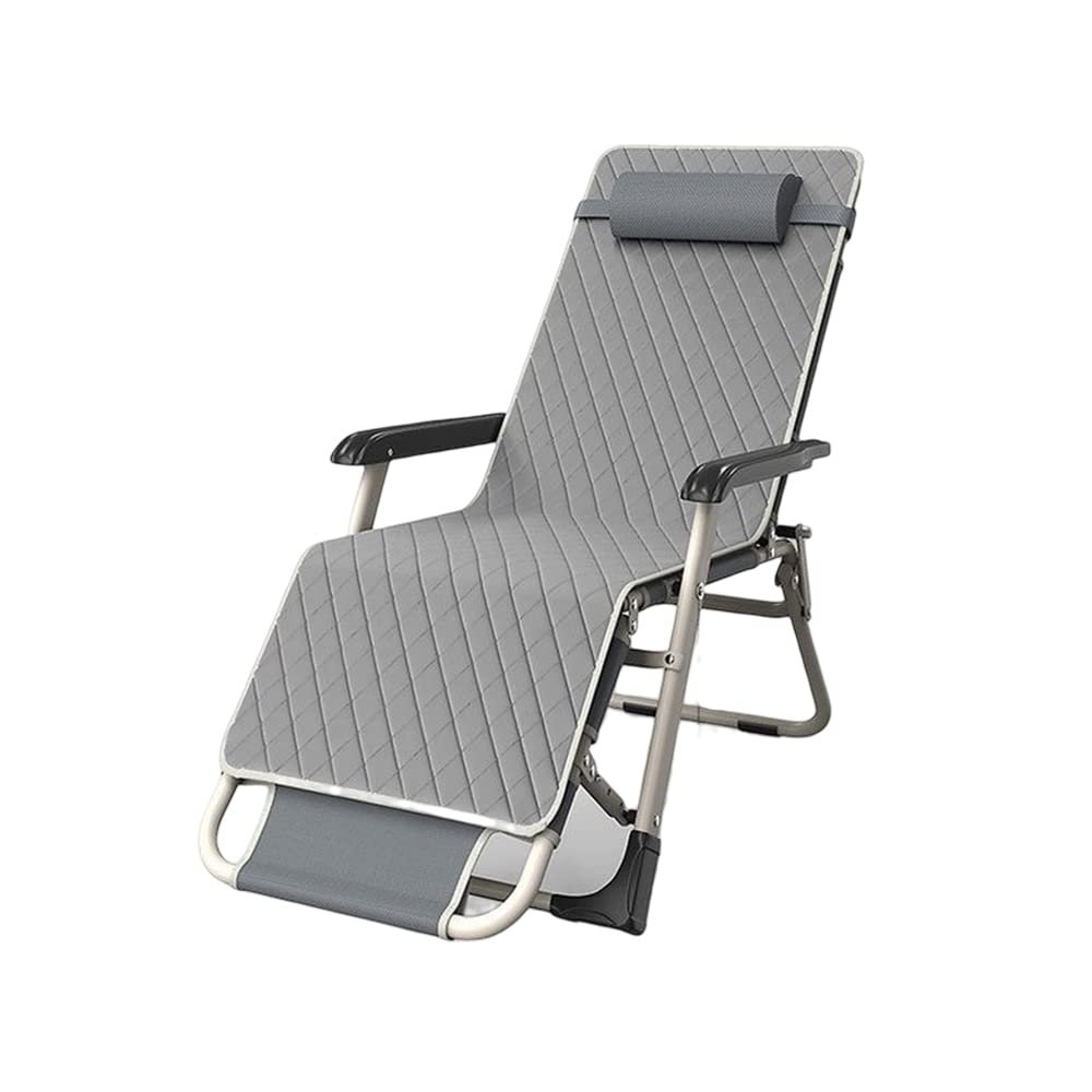 ALSODI Thickened and Widened Indoor Rest Folding Bed, Multi-Function Folding Reclining Chair, Outdoor Camping Folding Bed,B