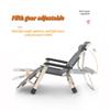ALSODI Thickened and Widened Indoor Rest Folding Bed, Multi-Function Folding Reclining Chair, Outdoor Camping Folding Bed,B view 4