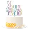 Kaoenla Out Single Digits I'm 10 Cake Topper -colour Glitter double digit 10, boys and girls Happy 10th birthday party decoration (colour) view 1